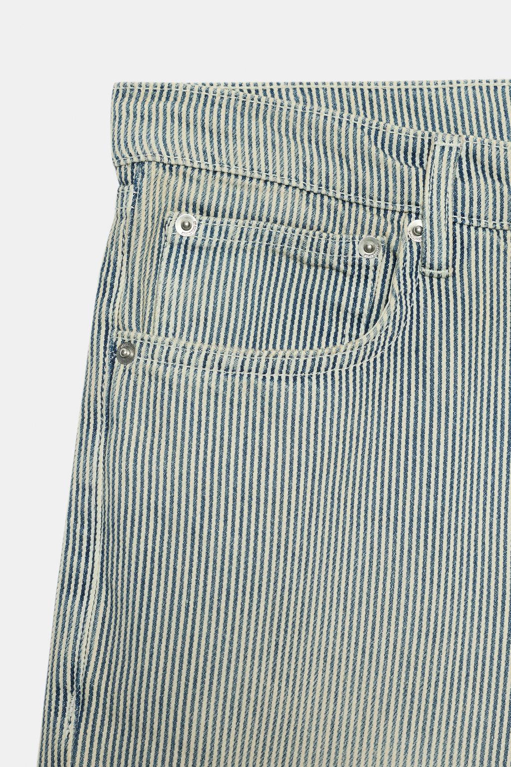 ДЖИНСЫ ZW COLLECTION ПРЯМОГО КРОЯ В ПОЛОСКУ С НИЗКОЙ ПОСАДКОЙ