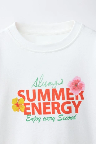 Футболка с принтом Summer- Заказать в России