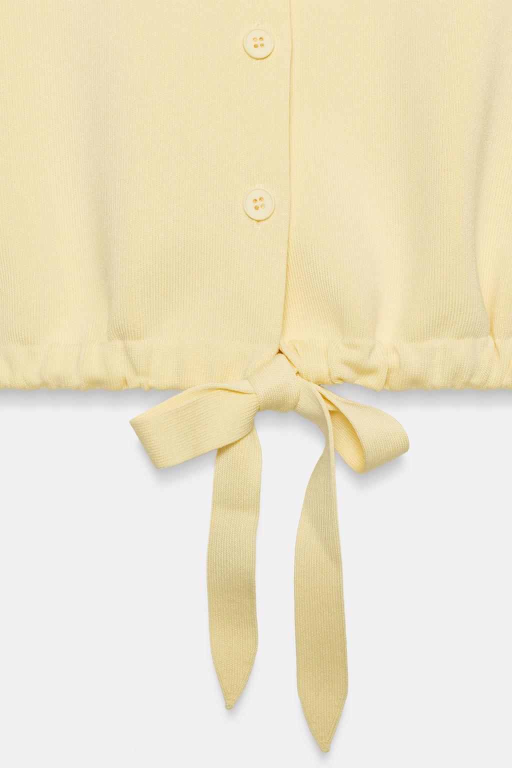 КАРДИГАН С БАНТОМ