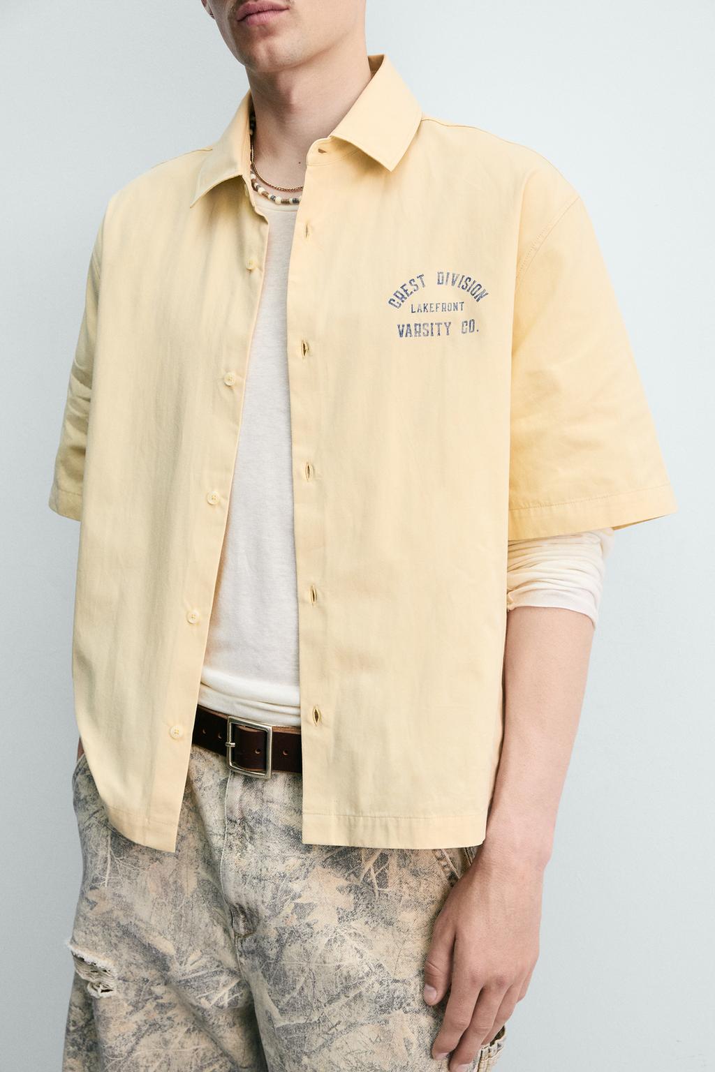 РУБАШКА  С ПРИНТОМ