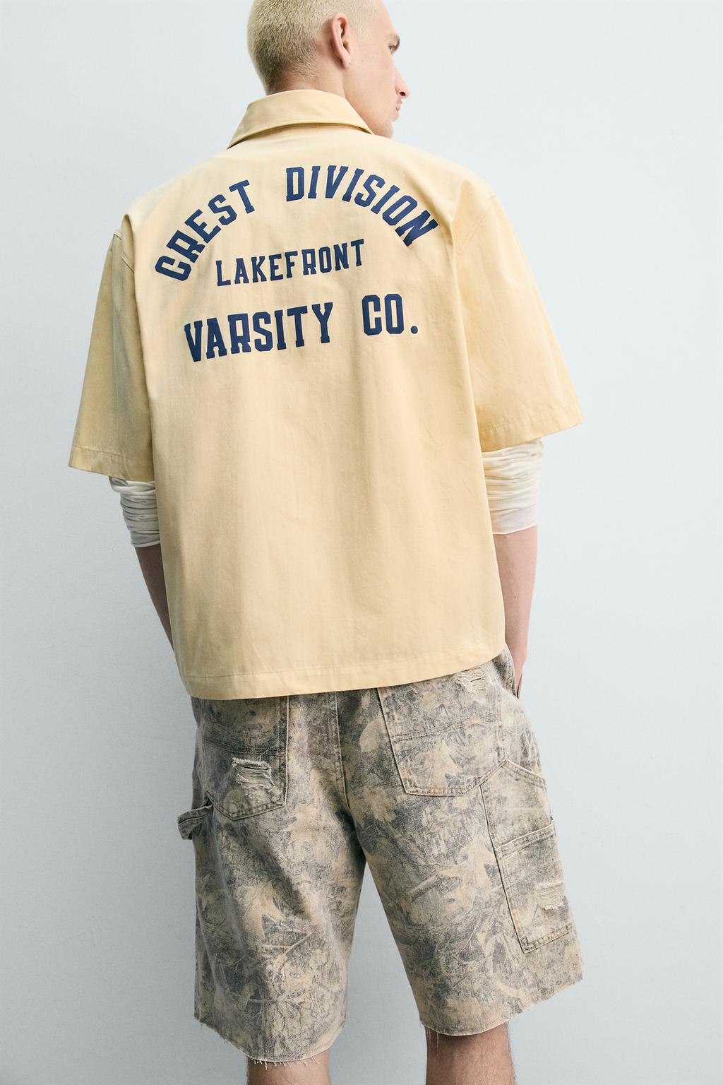 РУБАШКА  С ПРИНТОМ