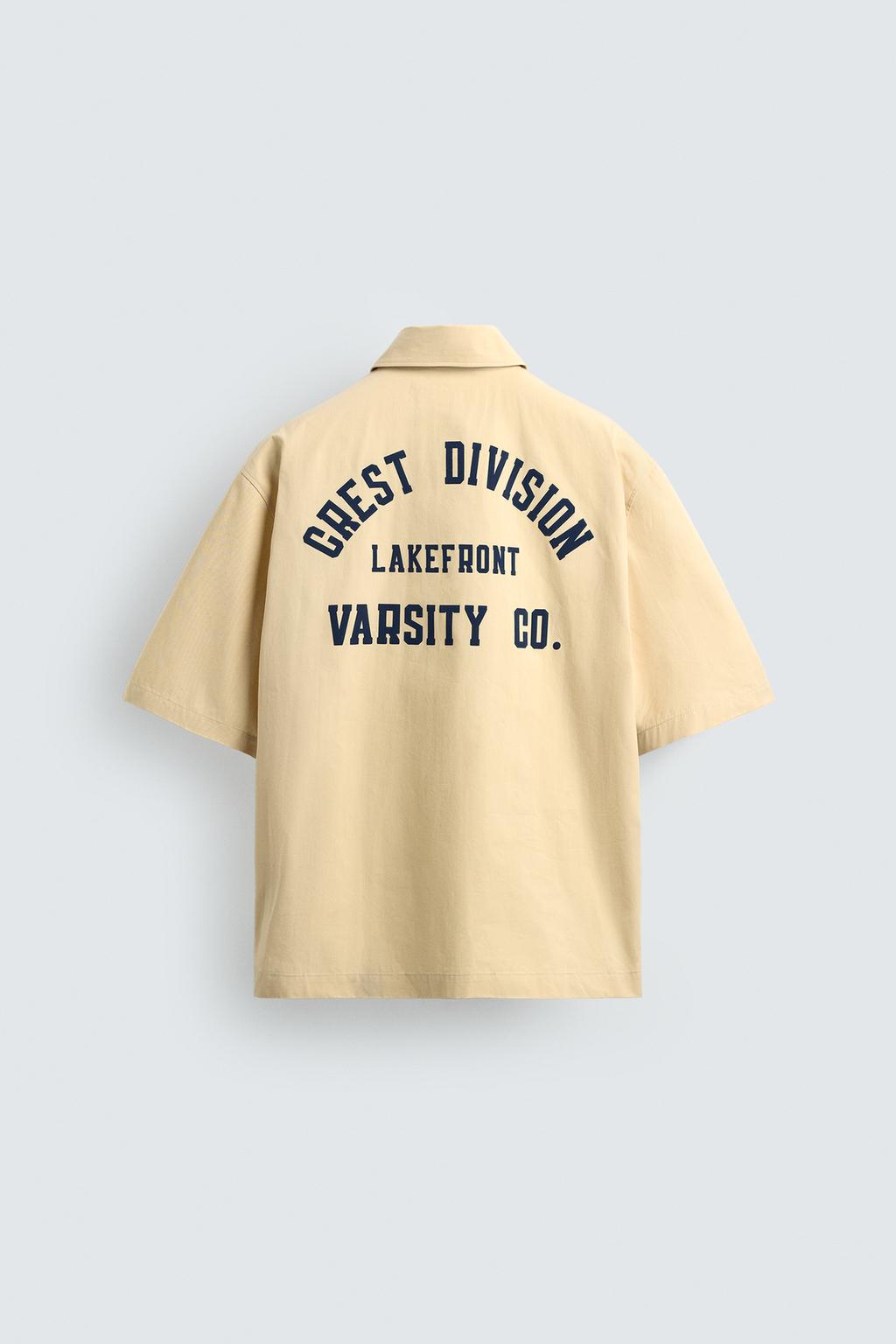 РУБАШКА  С ПРИНТОМ