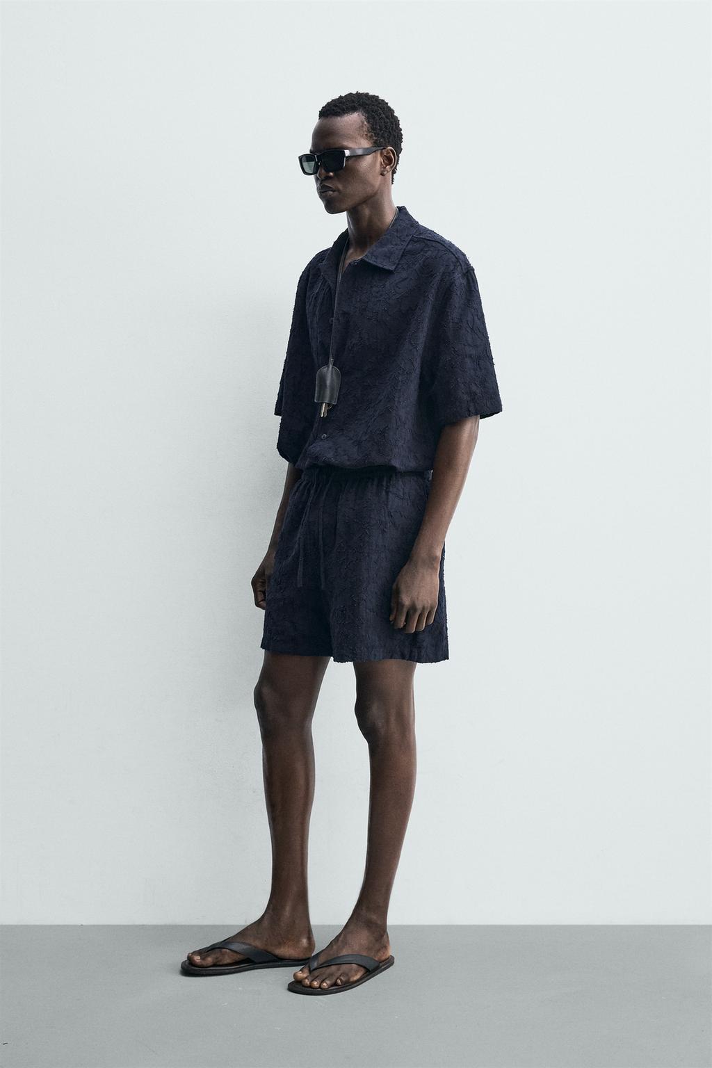 РУБАШКА JACQUARD С ТЕКСТУРОЙ