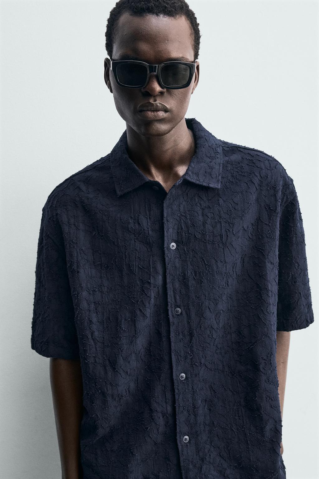 РУБАШКА JACQUARD С ТЕКСТУРОЙ