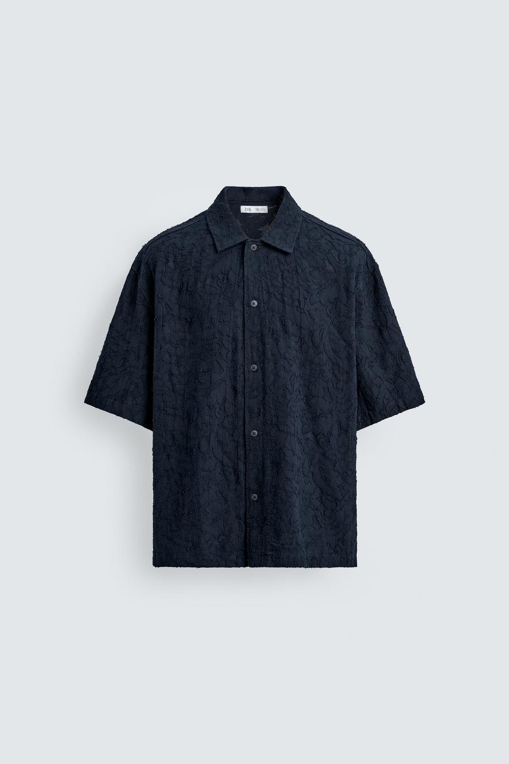 РУБАШКА JACQUARD С ТЕКСТУРОЙ