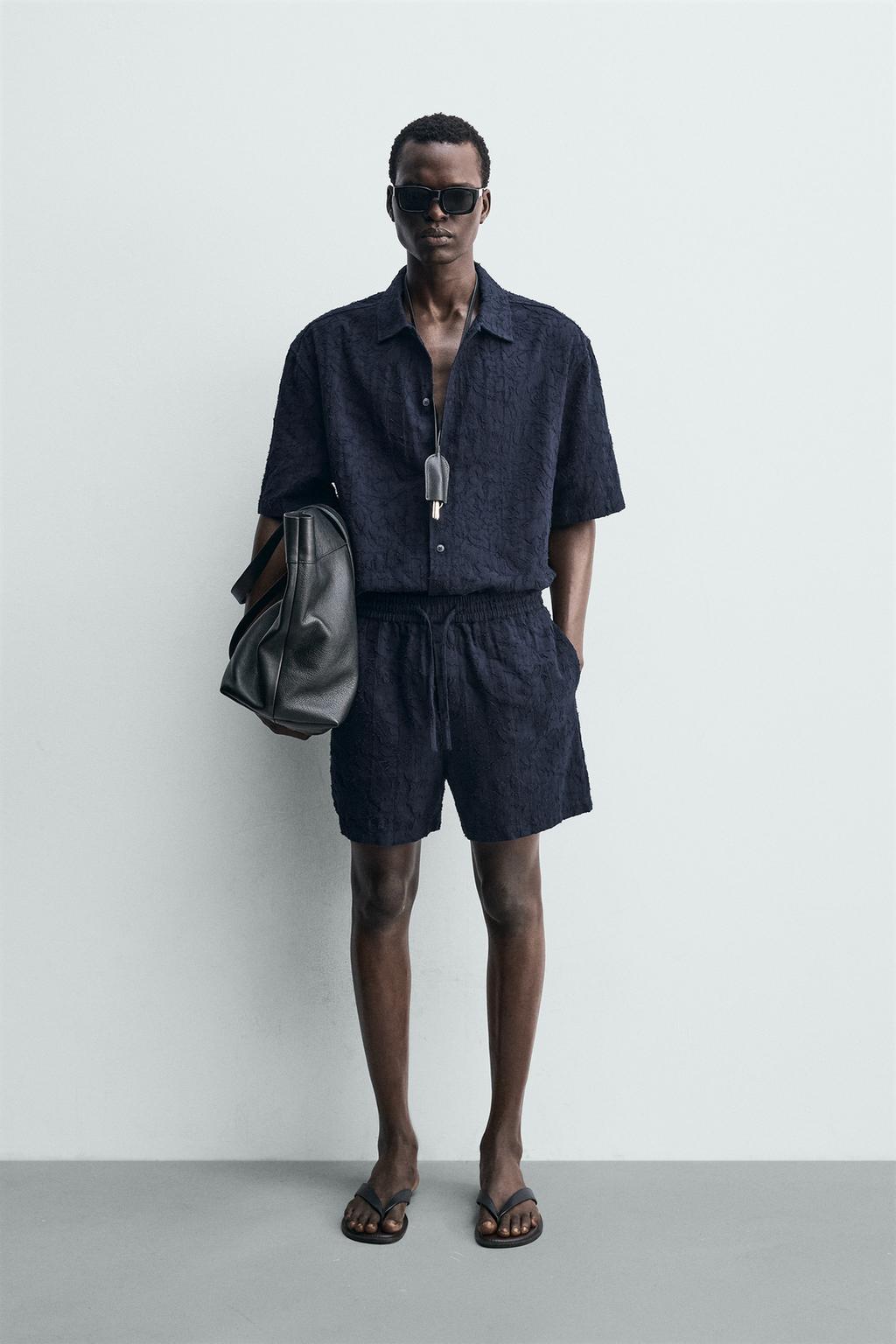 РУБАШКА JACQUARD С ТЕКСТУРОЙ