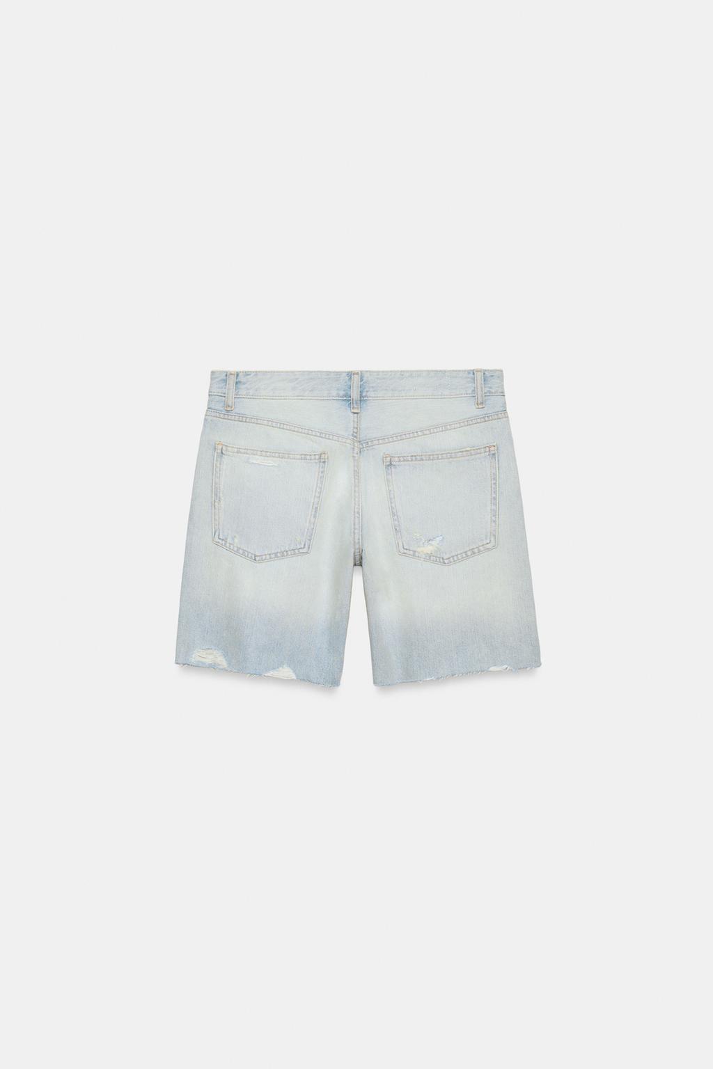 ДЖИНСОВЫЕ ШОРТЫ TRF СО СРЕДНЕЙ ПОСАДКОЙ