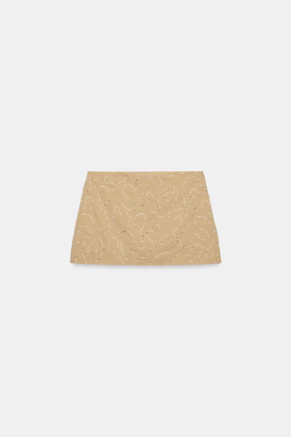 ЮБКА-ШОРТЫ С БУСИНАМИ