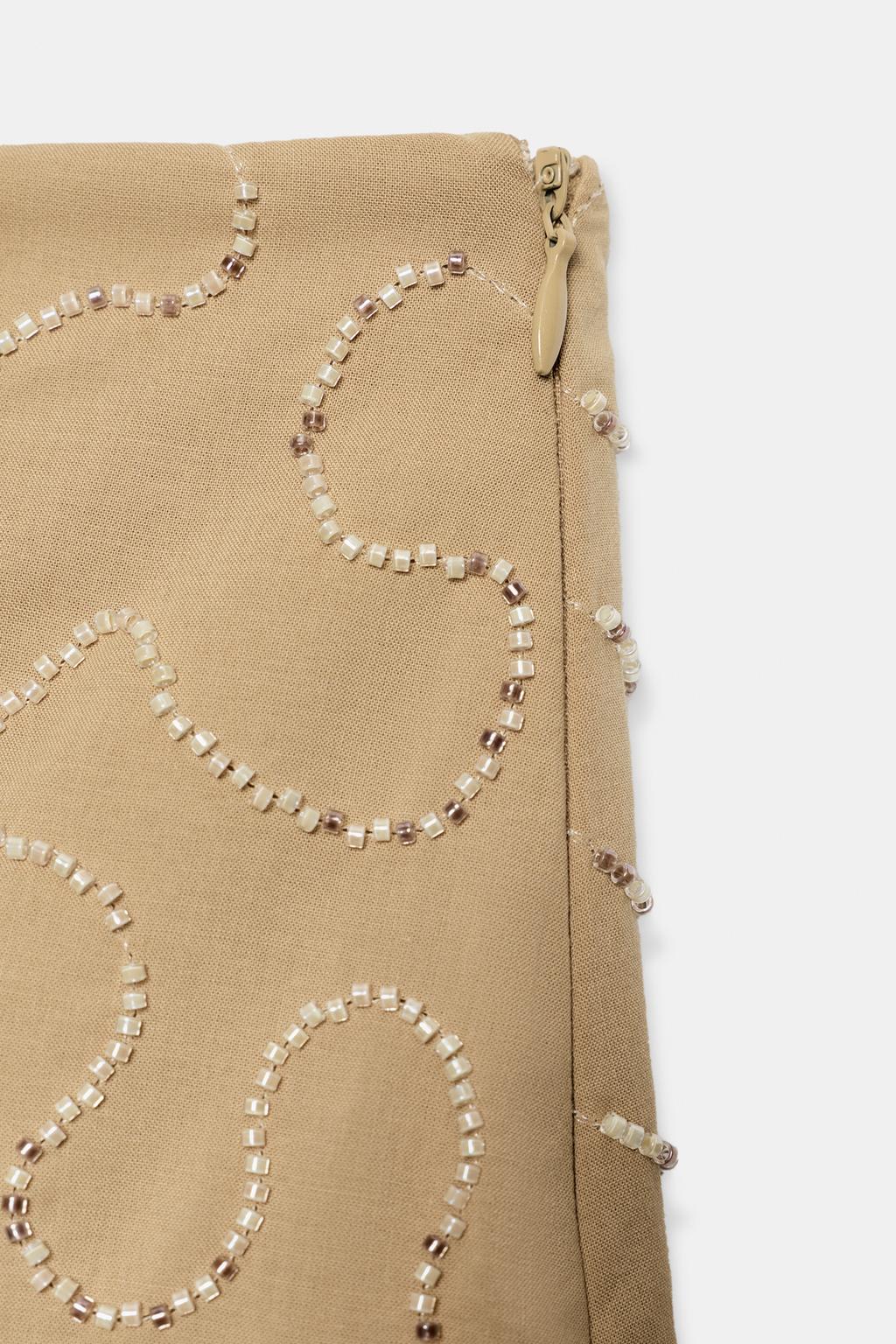 ЮБКА-ШОРТЫ С БУСИНАМИ