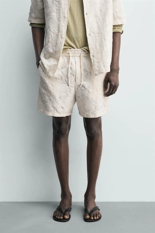 Жаккардовые шорты- Заказать в России