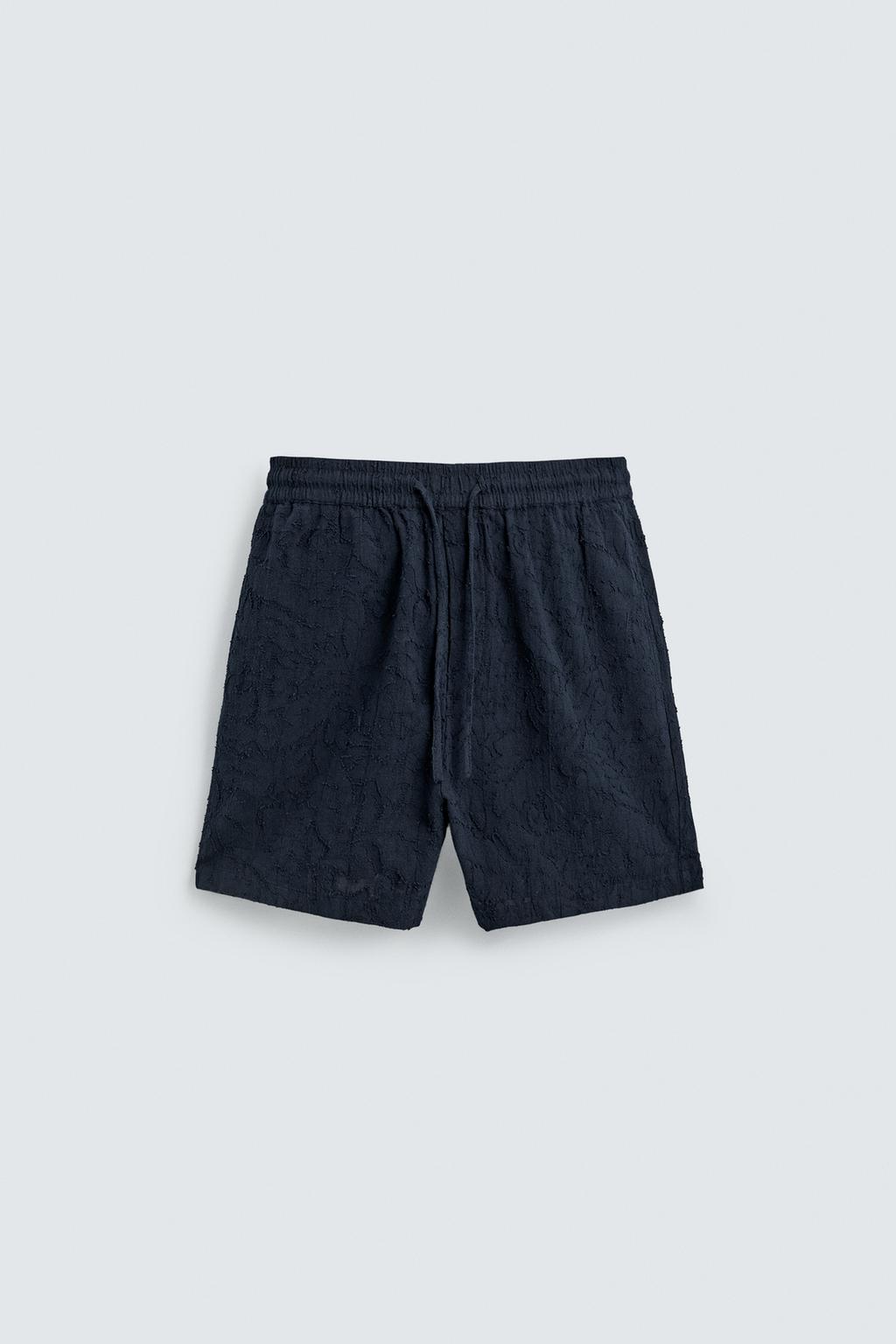 ЖАККАРДОВЫЕ ШОРТЫ ИЗ РЕЛЬЕФНОЙ ТКАНИ