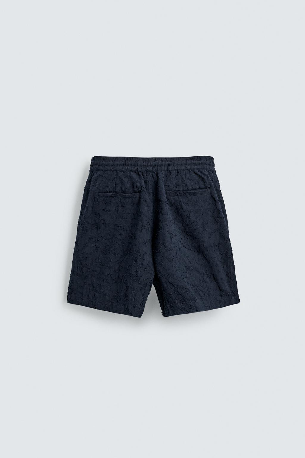 ЖАККАРДОВЫЕ ШОРТЫ ИЗ РЕЛЬЕФНОЙ ТКАНИ