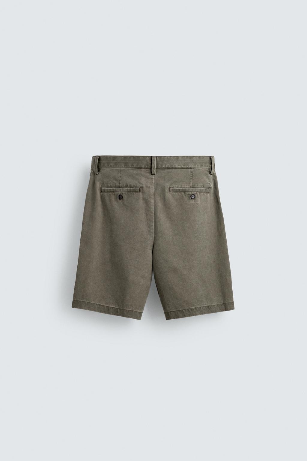 ШОРТЫ стандартной посадки СО СКЛАДКАМИ