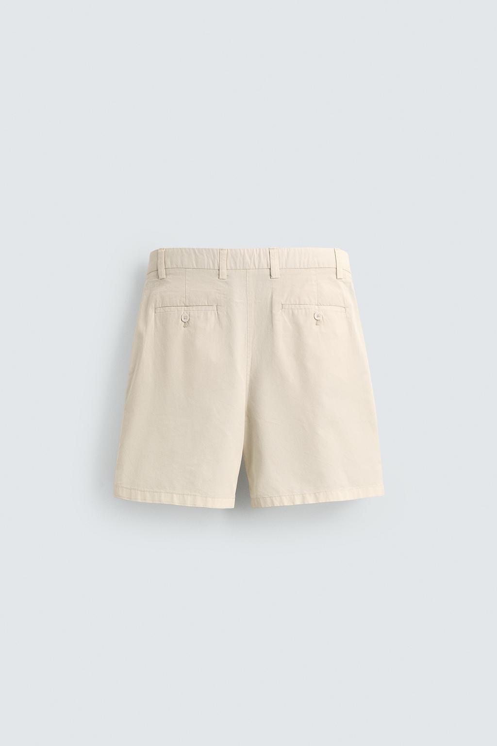 ШОРТЫ стандартной посадки СО СКЛАДКАМИ