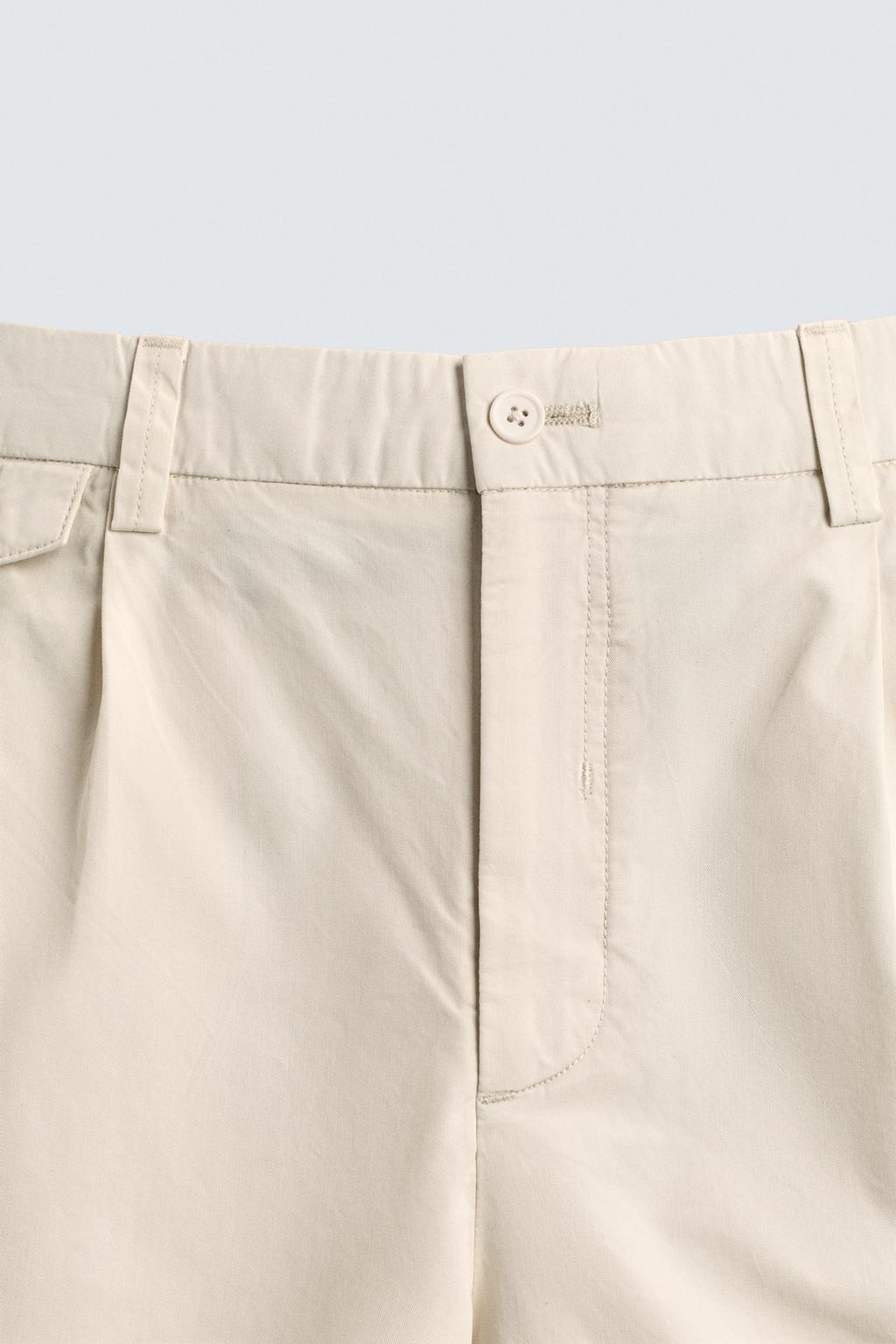 ШОРТЫ стандартной посадки СО СКЛАДКАМИ