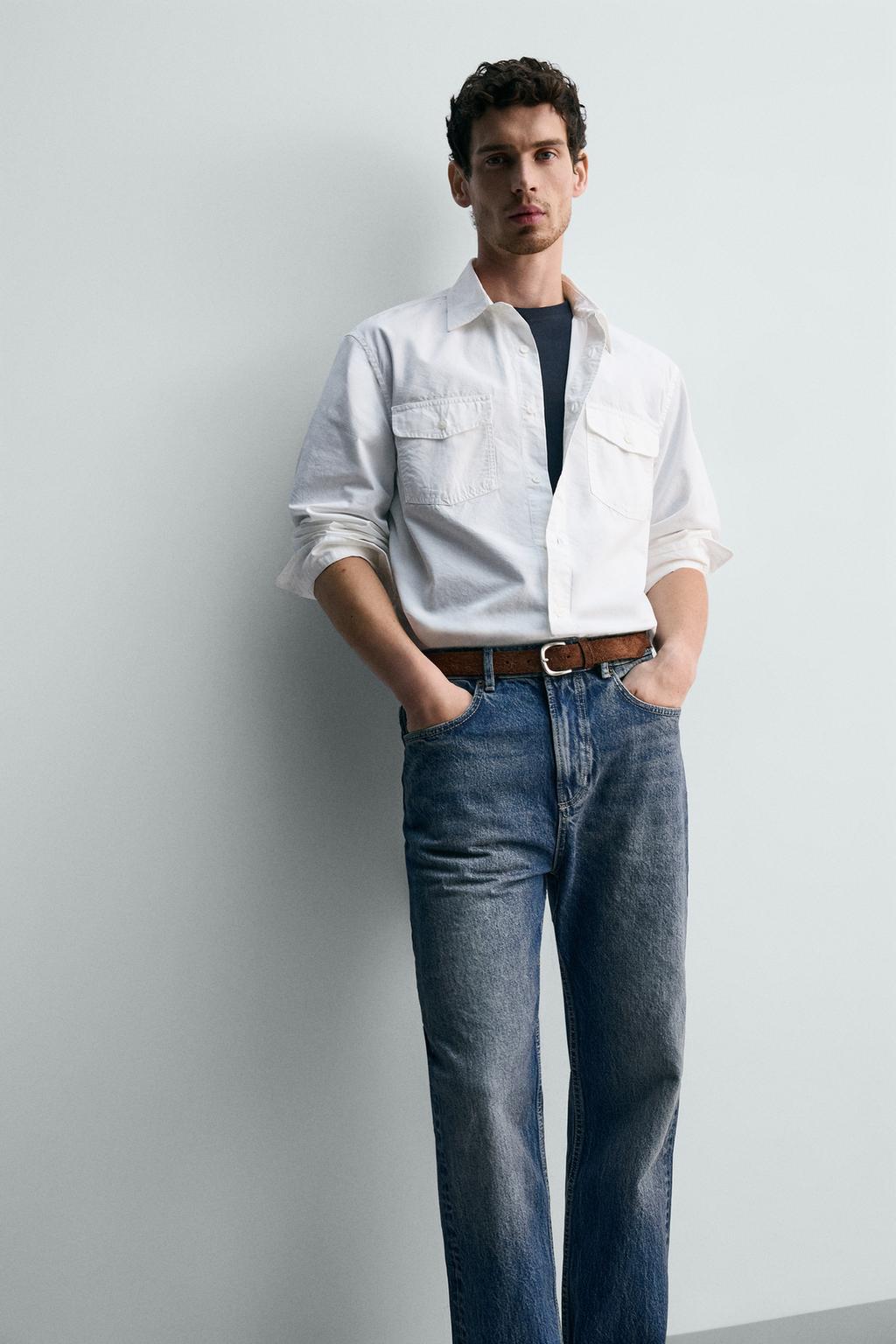 РУБАШКА ИЗ ХЛОПКА И ЛИОЦЕЛЛА С КАРМАНАМИ