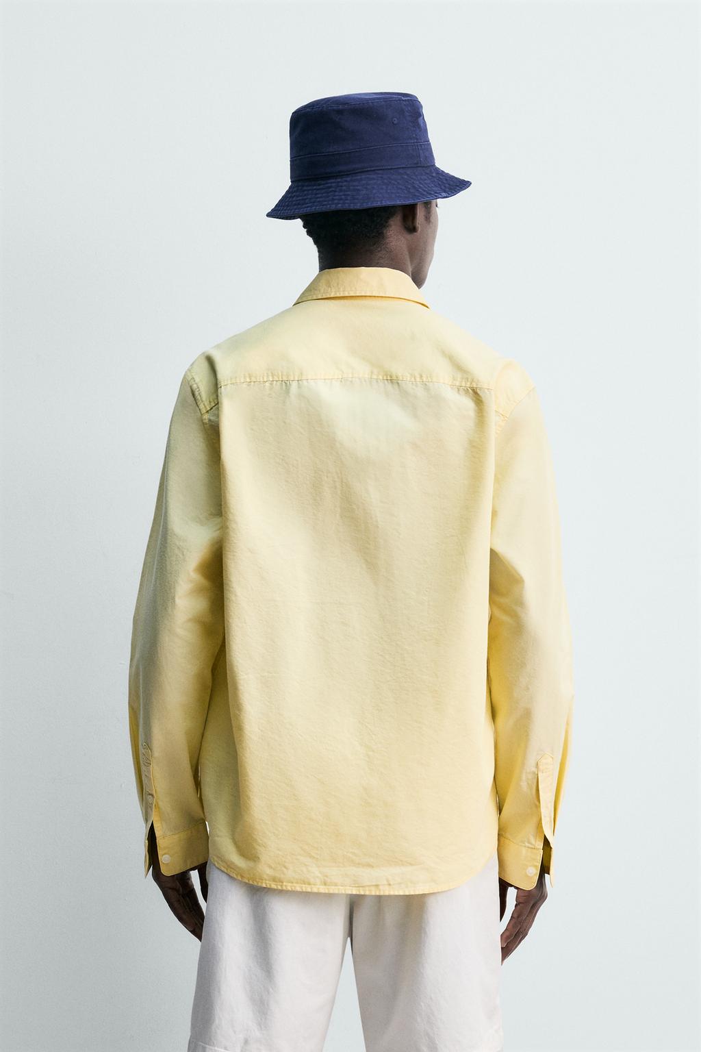 РУБАШКА ИЗ ХЛОПКА И ЛИОЦЕЛЛА С КАРМАНАМИ