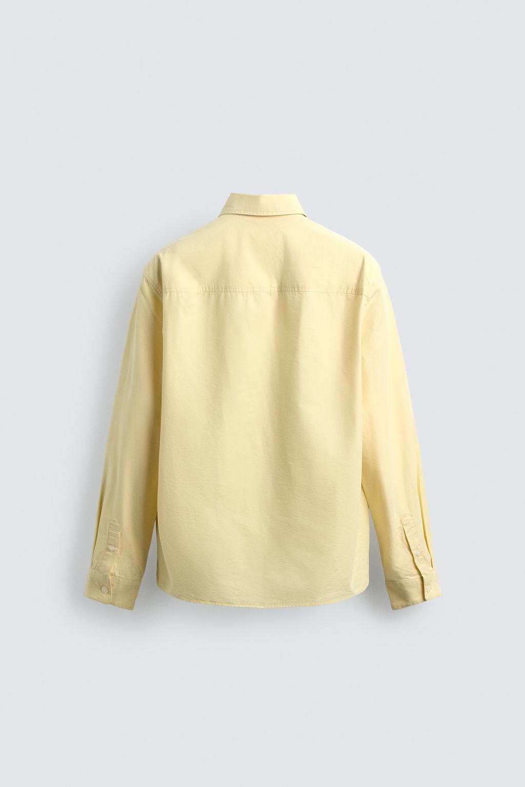 РУБАШКА ИЗ ХЛОПКА И ЛИОЦЕЛЛА С КАРМАНАМИ