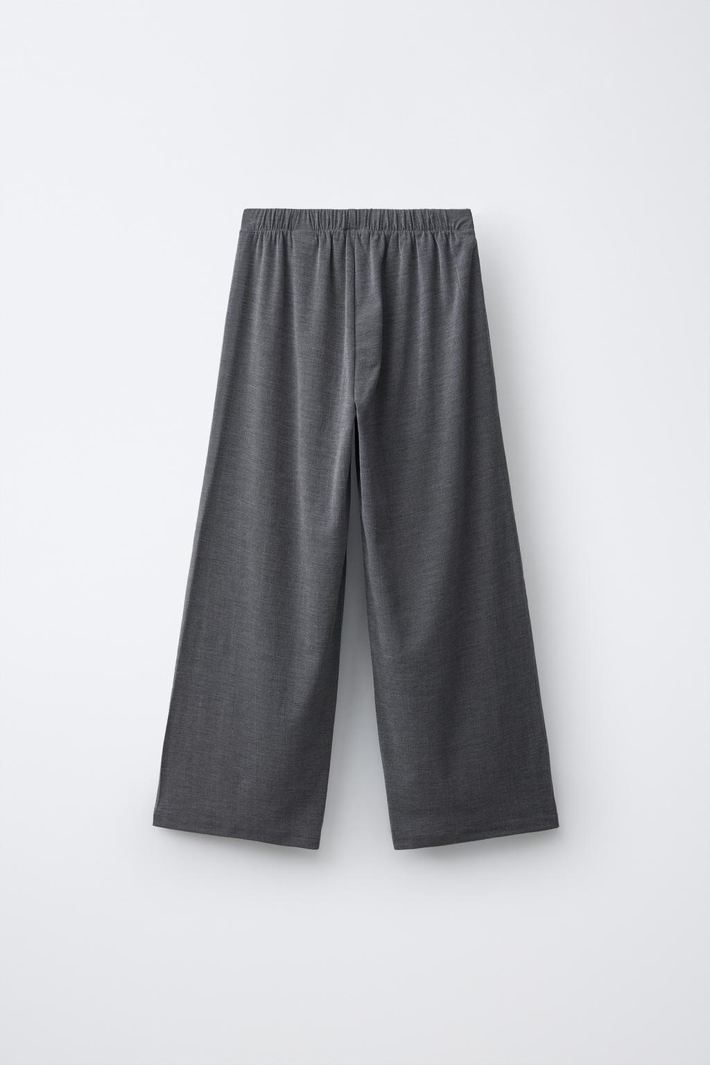 БРЮКИ WIDE LEG С ПУГОВИЦАМИ