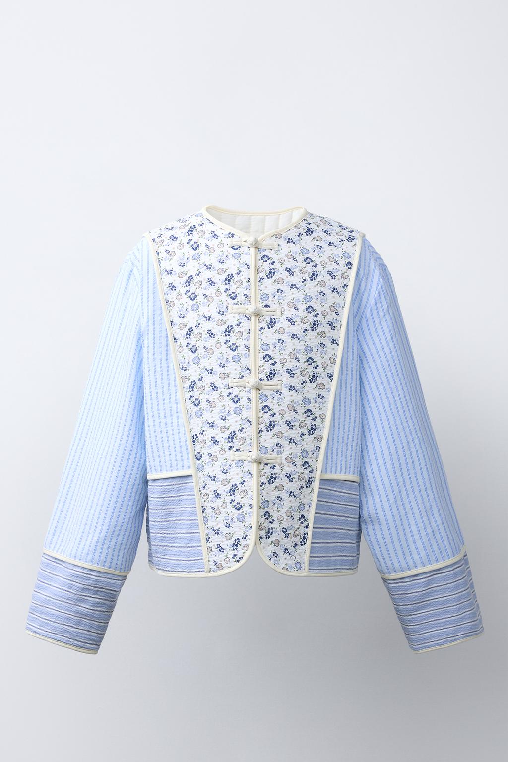 КУРТКА СТЕГАНАЯ В СТИЛЕ ПЭЧВОРК