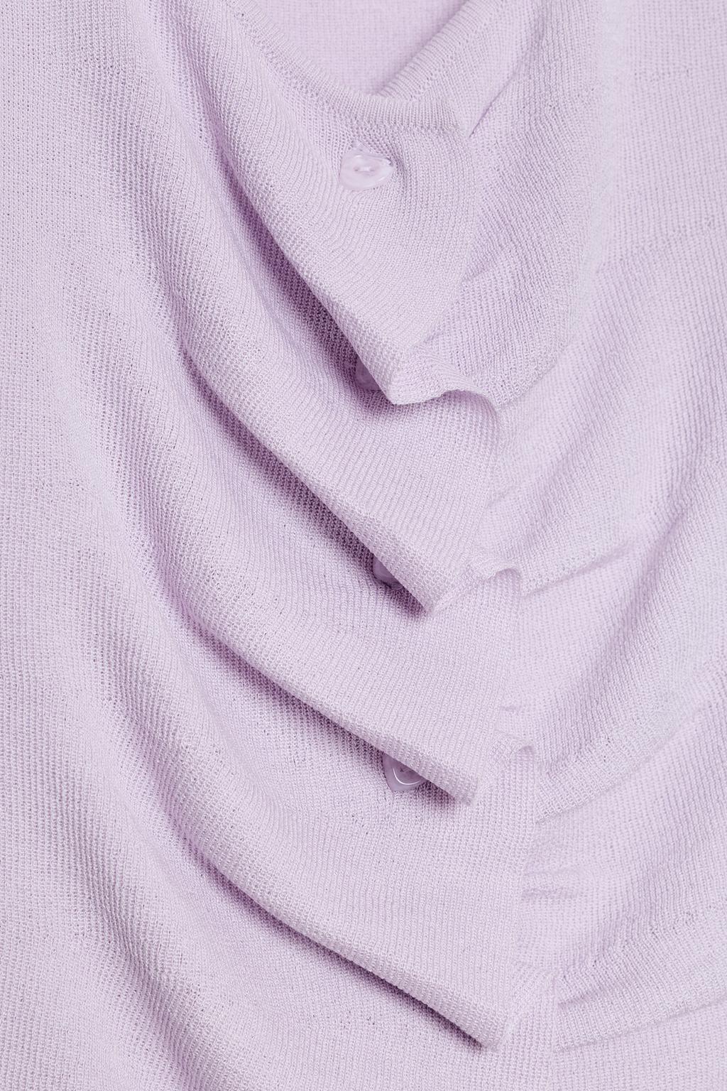 ТРИКОТАЖНЫЙ ТОП СО СБОРКАМИ