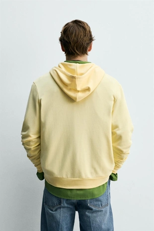 Худи из лиоцелла и хлопка с молнией- Заказать в России