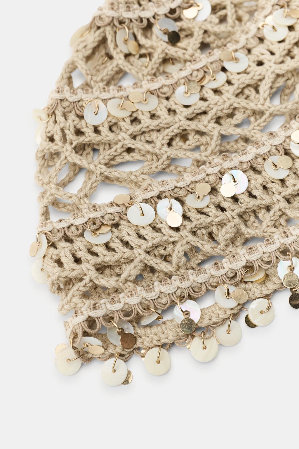 ШАПОЧКА ИЗ КРУЖЕВА КРОШЕ С РАКУШКАМИ