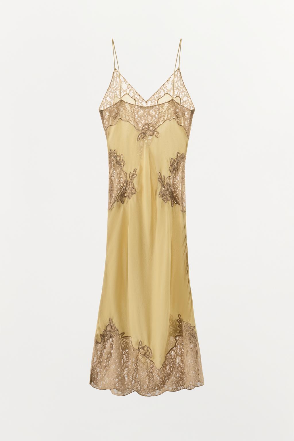 КРУЖЕВНОЕ ПЛАТЬЕ МИДИ ИЗ ЖОРЖЕТА