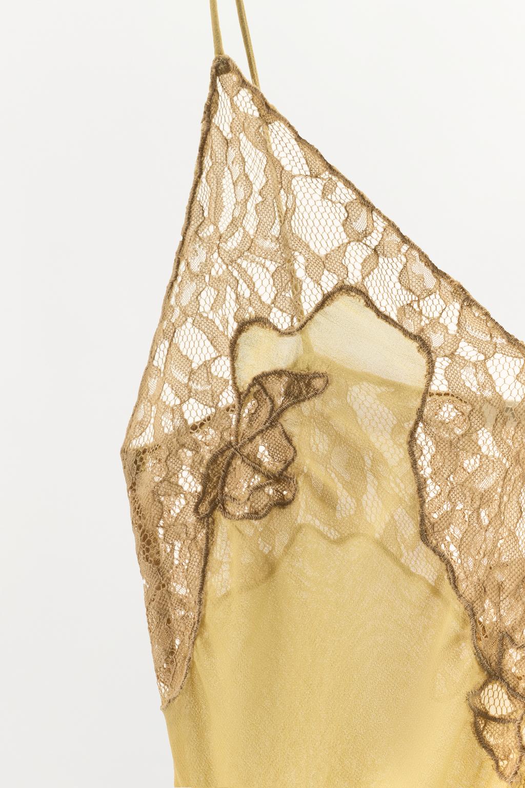 КРУЖЕВНОЕ ПЛАТЬЕ МИДИ ИЗ ЖОРЖЕТА