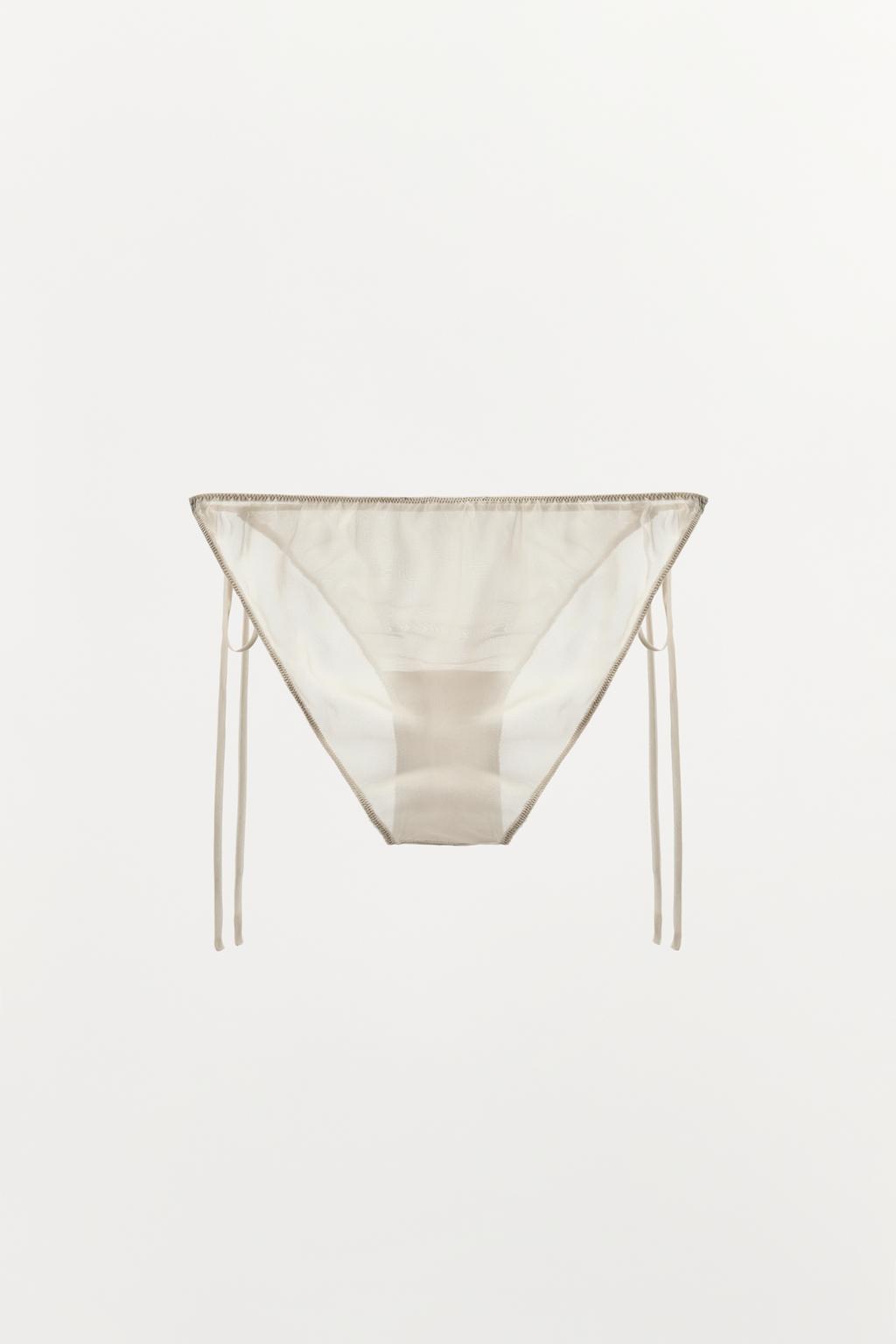 ТРУСЫ ИЗ 100% ШЕЛКА С ЗАВЯЗКАМИ