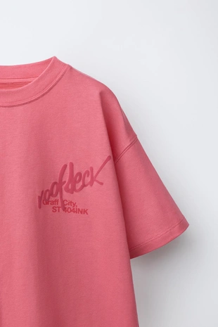 Футболка с принтом граффити- Заказать в России