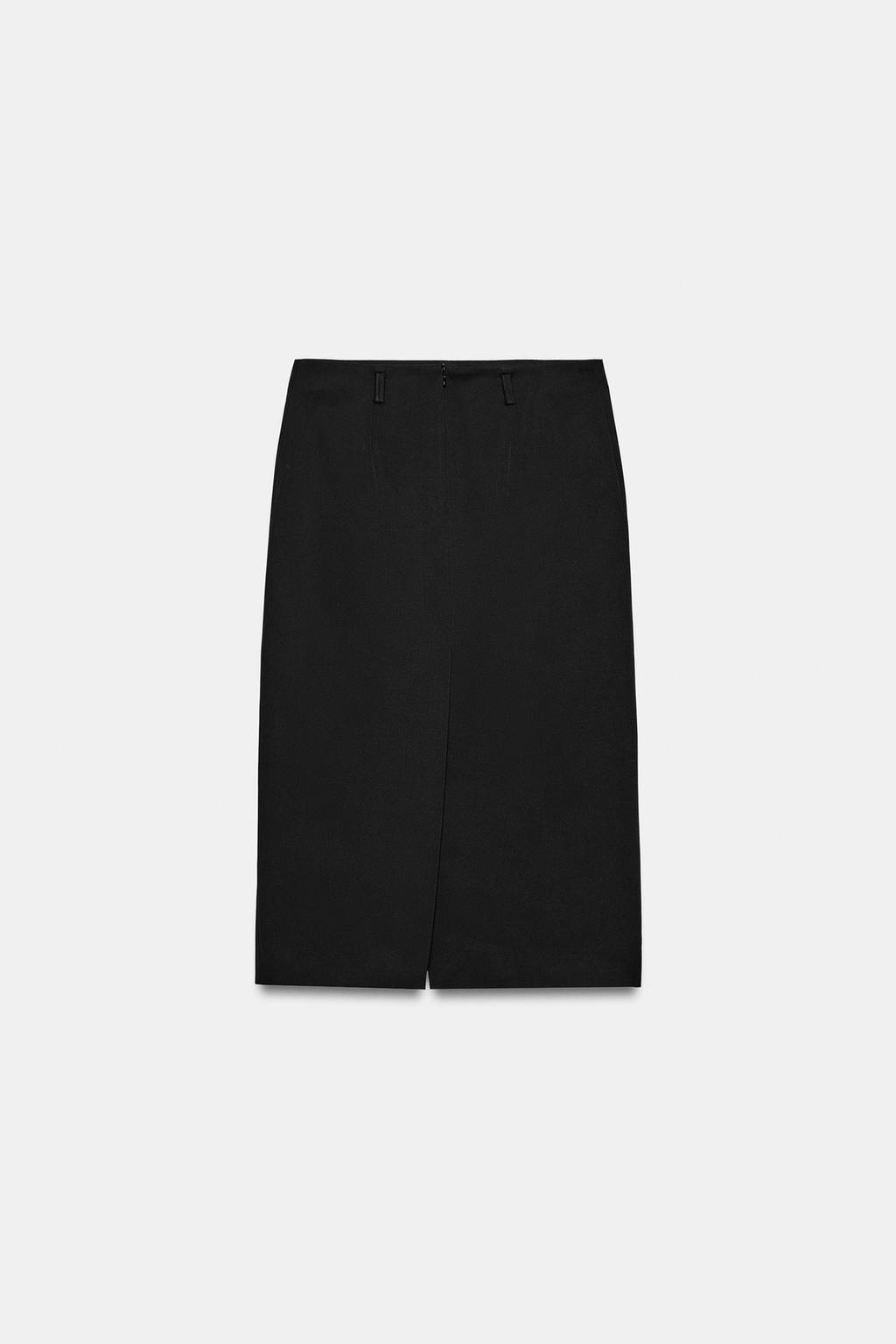 ЮБКА МИДИ С РАЗРЕЗОМ — коллекция Zara «ZW»