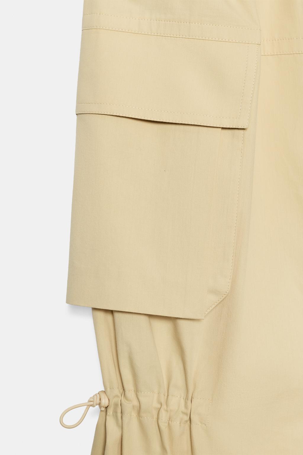 ЮБКА МИДИ КАРГО — коллекция Zara «ZW»