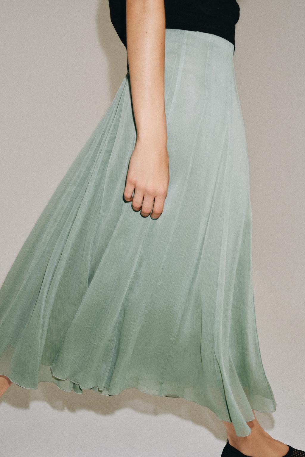 ЮБКА МИДИ — коллекция Zara «ZW»