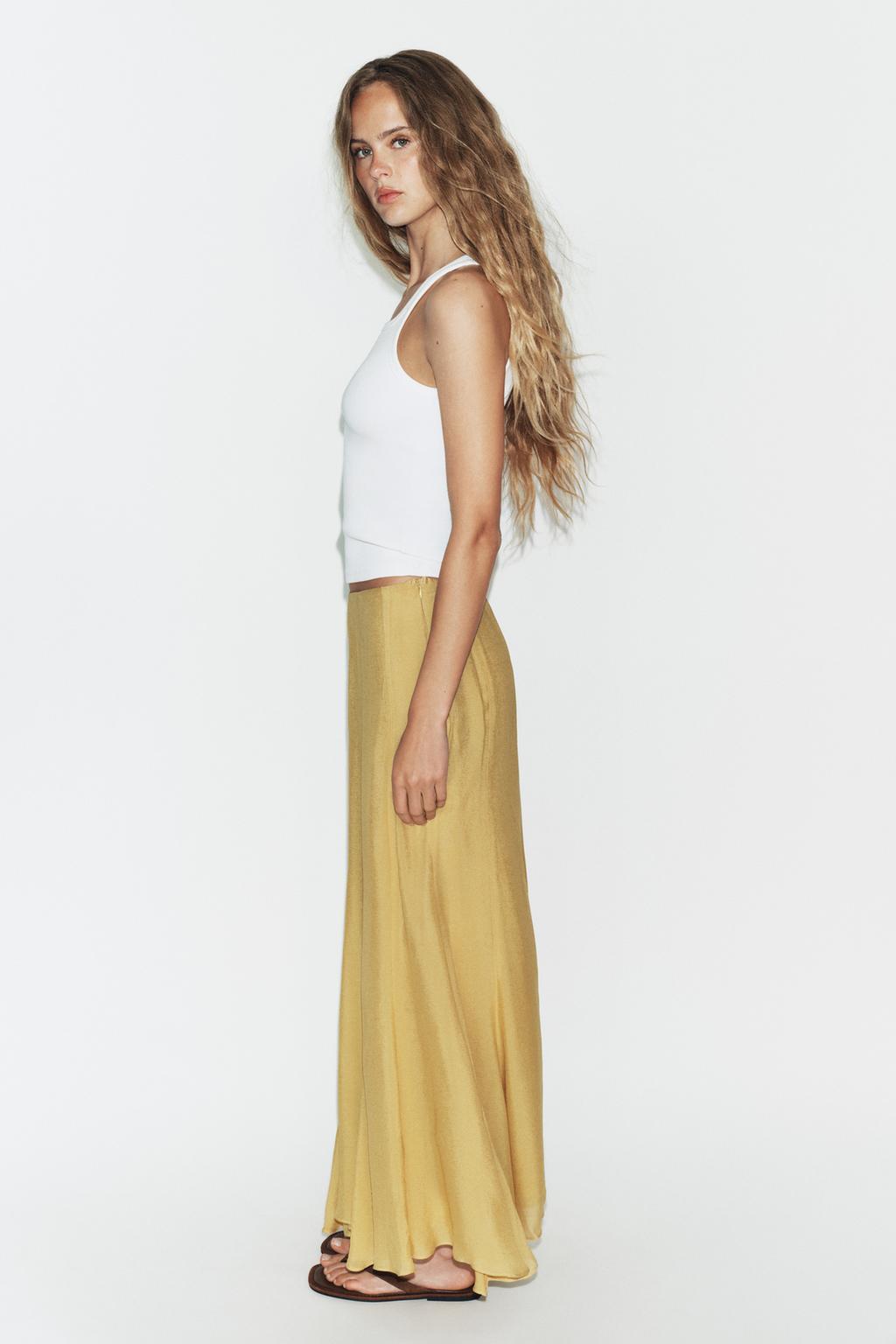 ДЛИННАЯ СТРУЯЩАЯСЯ ЮБКА