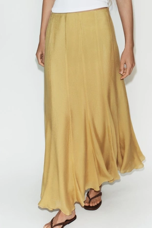 Длинная струящаяся юбка- Заказать в России