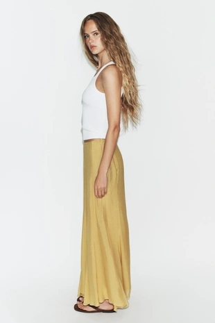 Длинная струящаяся юбка- Заказать в России