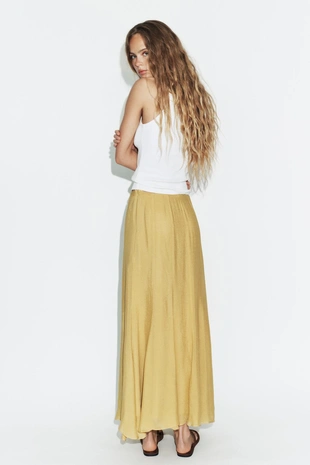 Длинная струящаяся юбка- Заказать в России