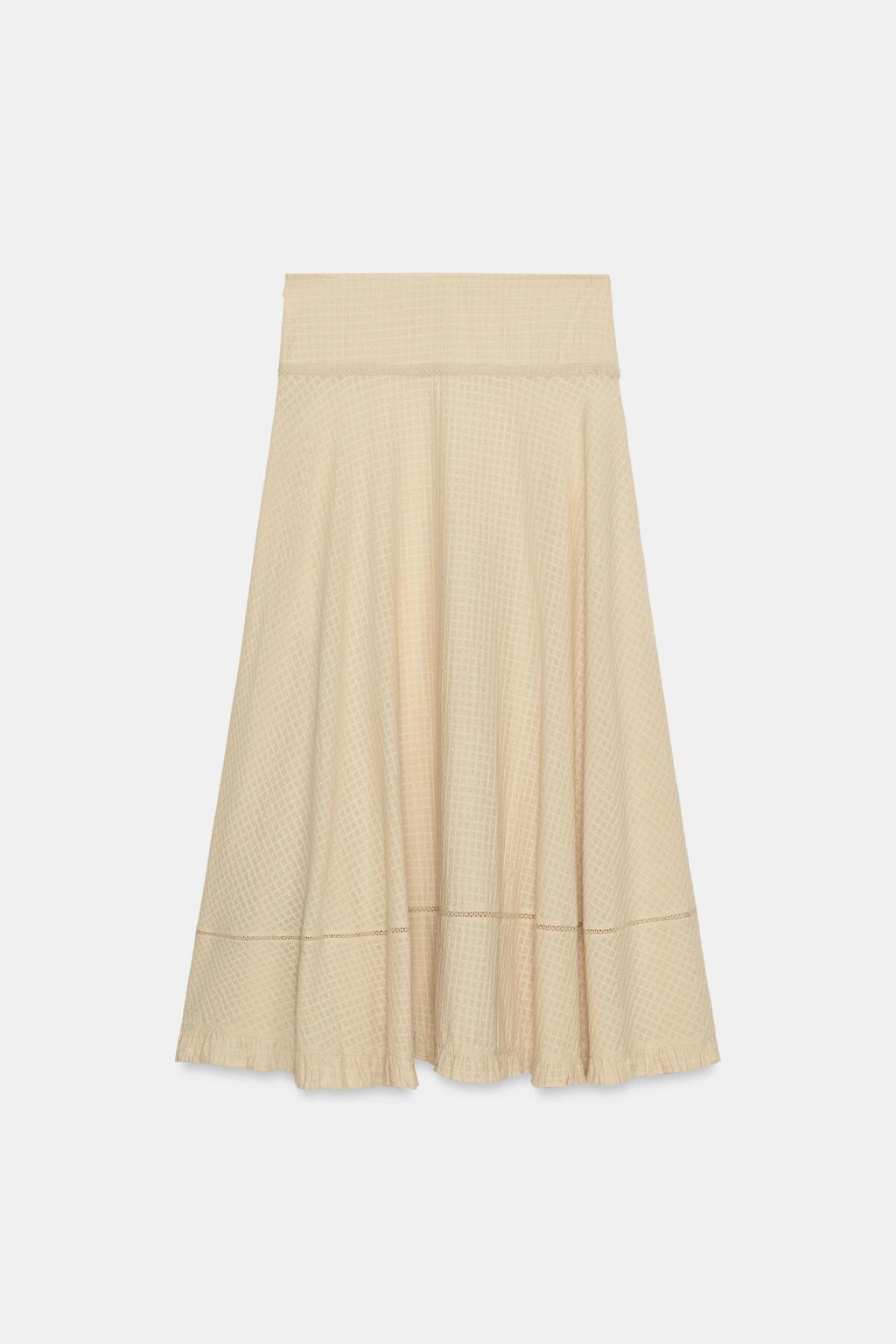 ЮБКА МИДИ СТРУКТУРНАЯ