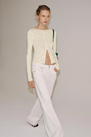 Футболка в стиле рустик на пуговицах- Заказать в России