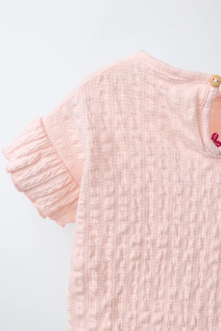 Футболка с цветочной вышивкой- Заказать в России