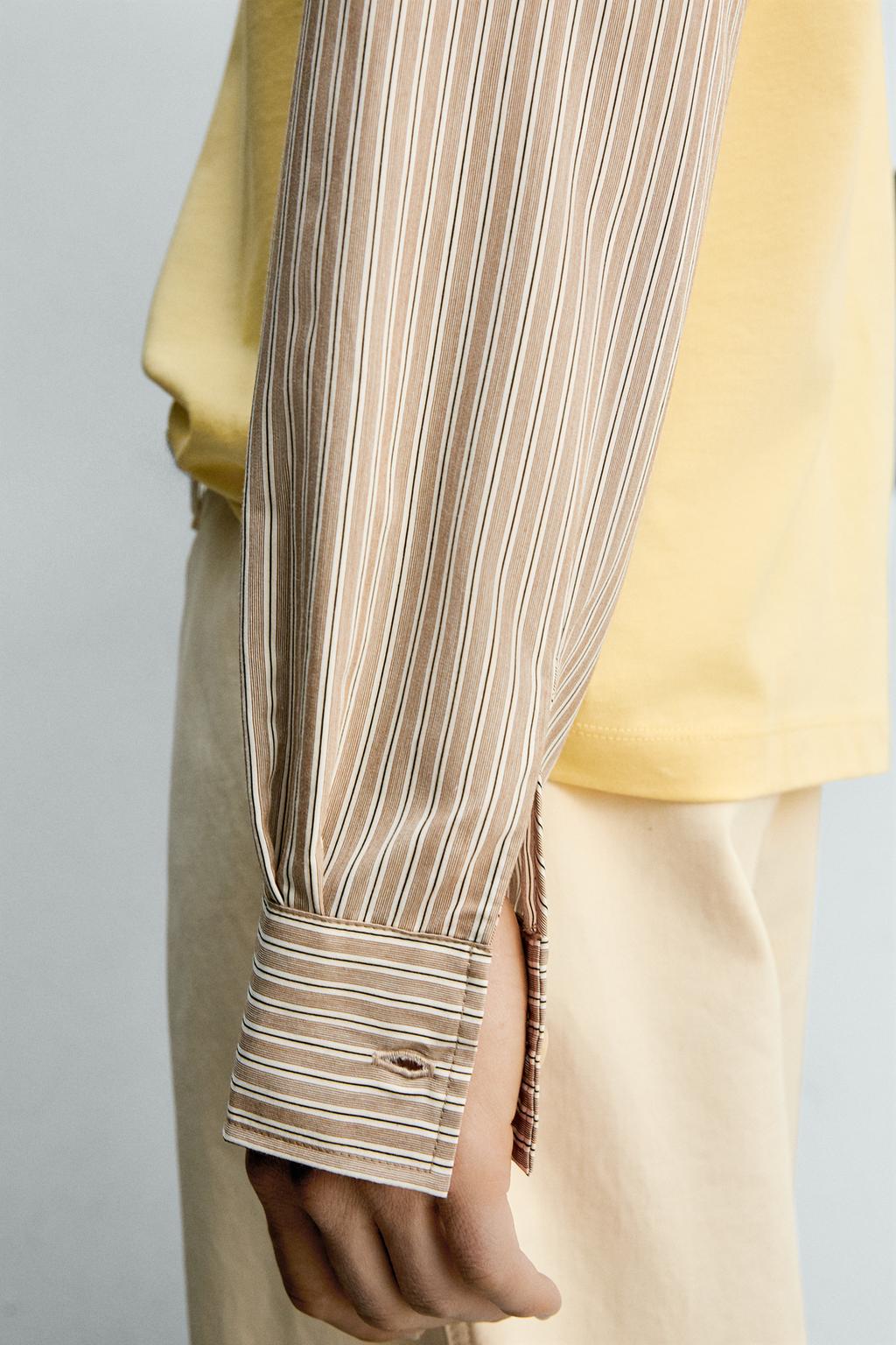 ФУТБОЛКА  С КОНТРАСТНЫМИ РУКАВАМИ