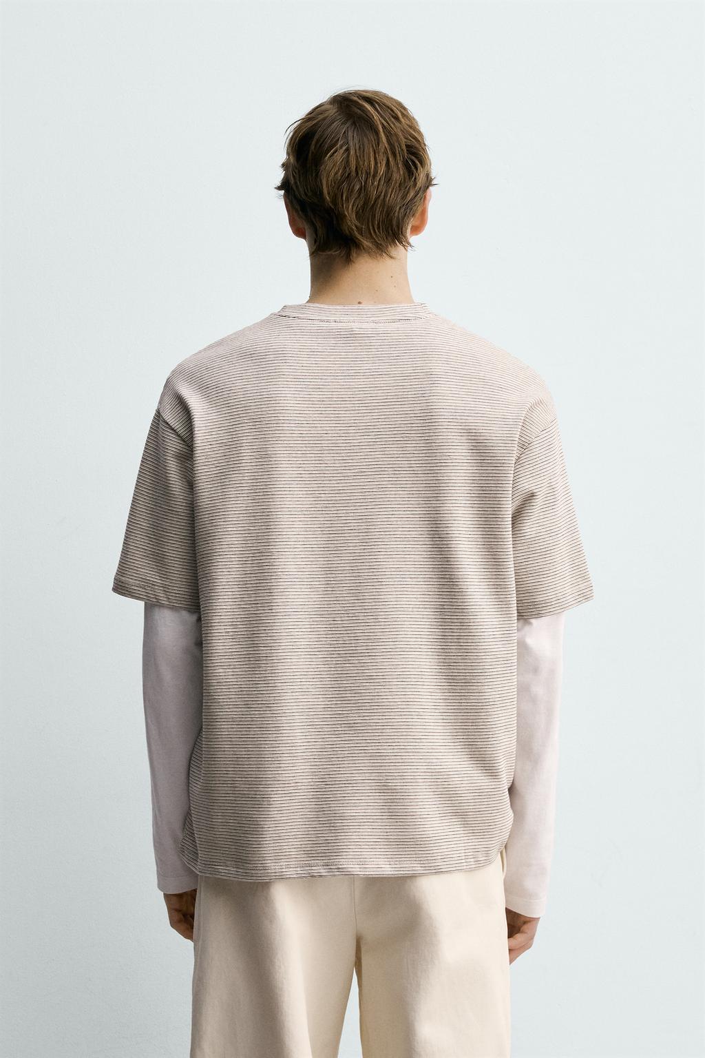 ФУТБОЛКА СВОБОДНОГО КРОЯ В ПОЛОСКУ