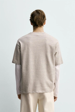 Футболка свободного кроя в полоску- Заказать в России