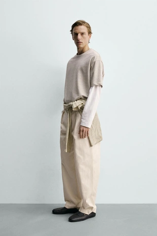 Футболка свободного кроя в полоску- Заказать в России