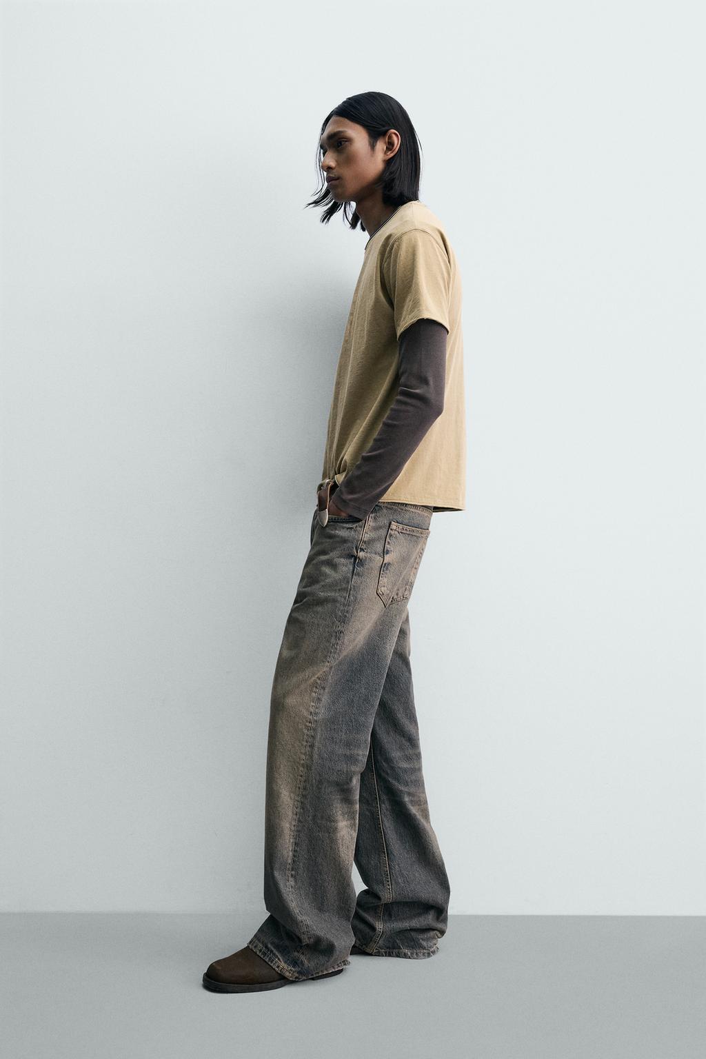 ФУТБОЛКА С НАДПИСЬЮ И ЭФФЕКТОМ ПОТЕРТОСТИ