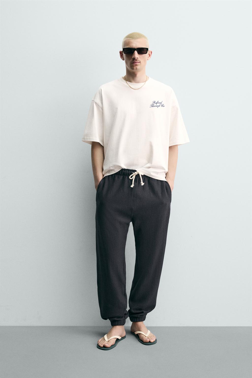 ФУТБОЛКА СВОБОДНОГО КРОЯ С ПРИНТОМ