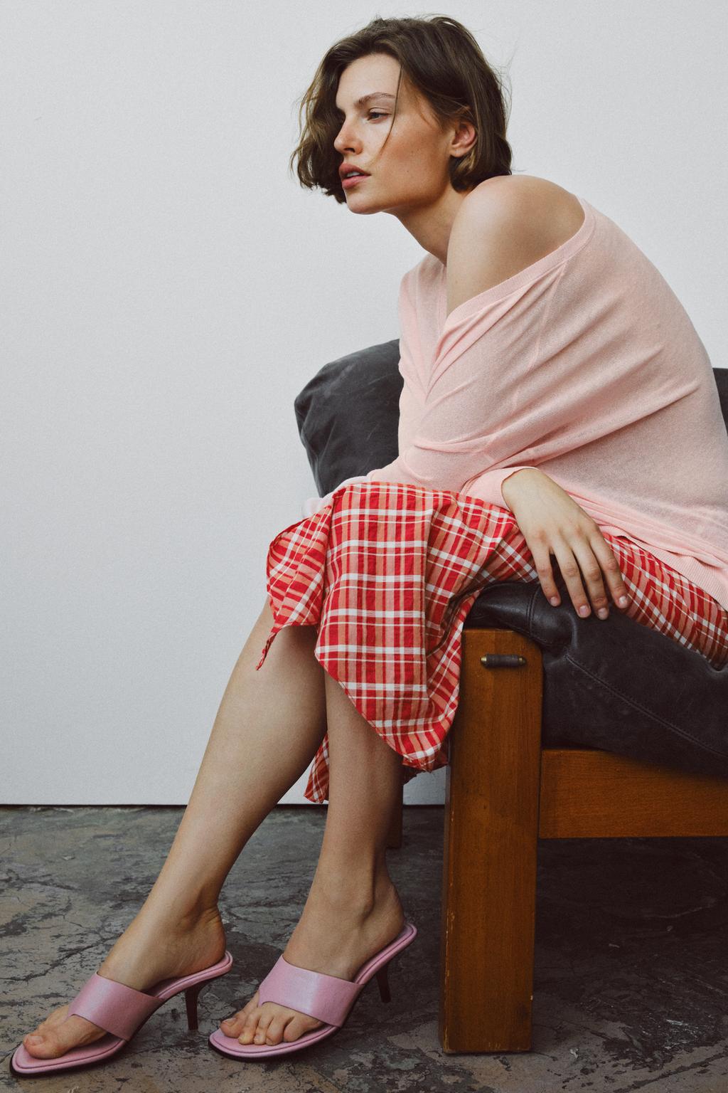 КОЖАНЫЕ БОСОНОЖКИ НА КАБЛУКЕ - LIMITED EDITION