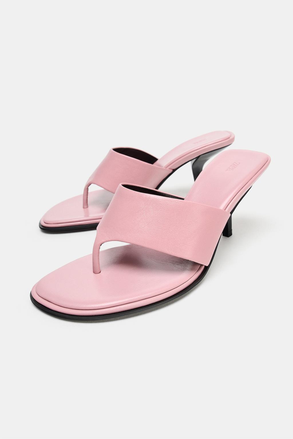 КОЖАНЫЕ БОСОНОЖКИ НА КАБЛУКЕ - LIMITED EDITION