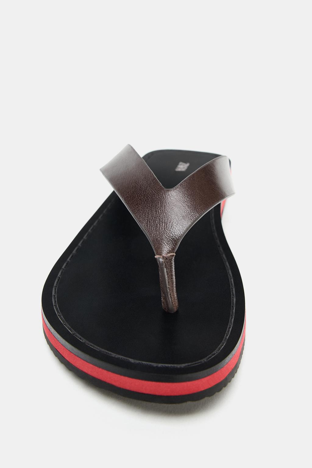 КОЖАНЫЕ САНДАЛИИ НА ПЛОСКОЙ ПОДОШВЕ